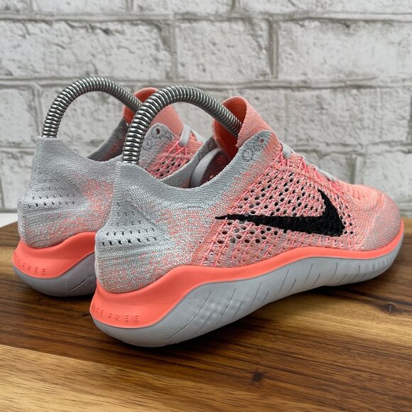 Nike Free RN Flyknit 2018 Crimson Pulse 942839-800 Womens 7 Pink Running Shoes - Picture 5 of 15